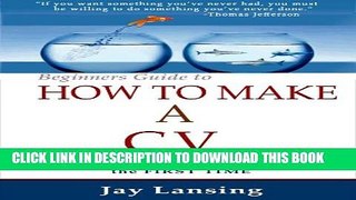 [PDF] How To Make A CV (How To Write A Successful CV) Popular Colection