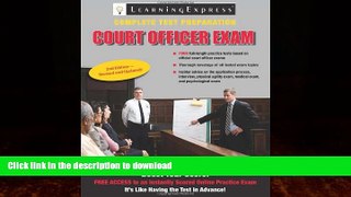 READ BOOK  Court Officer Exam (Court Officer Exam (Learning Express))  PDF ONLINE