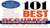 [PDF] 101 Best Resumes: Endorsed by the Professional Association of Resume Writers Popular Online