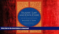 READ THE NEW BOOK Islamic Law and Civil Code: The Law of Property in Egypt READ PDF BOOKS ONLINE