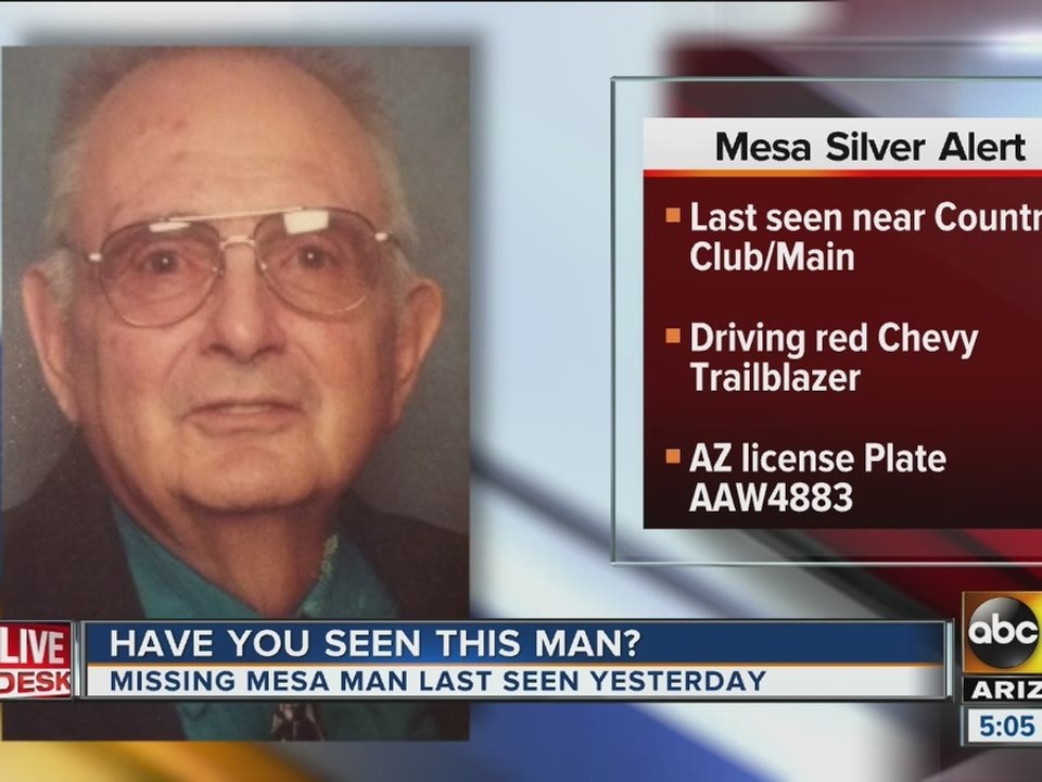 Search on for missing Mesa man