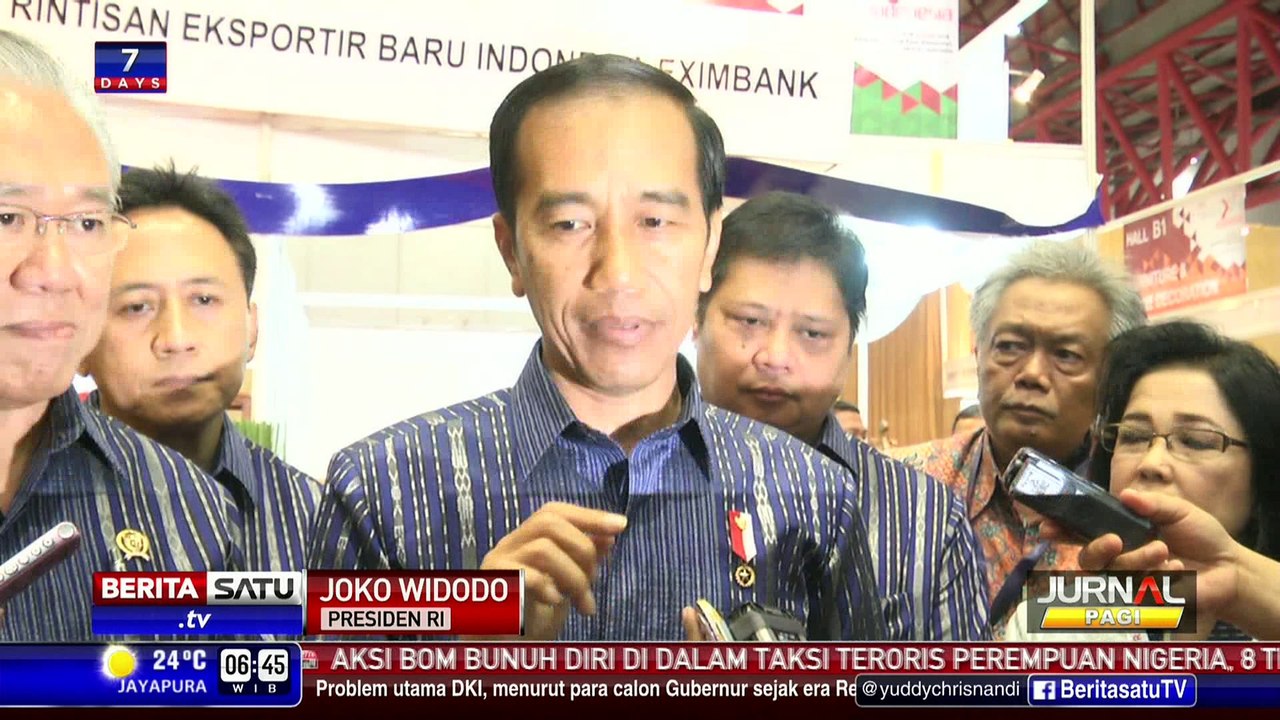 Presiden Jokowi Perluas Pasar Ekspor Produk Nasional