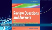 FAVORITE BOOK  Review Questions and Answers for Veterinary Technicians, 4e  PDF ONLINE