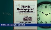 PDF ONLINE Law of Florida Homeowners  Associations: Single Family Subdivisions Townhouse   Cluster