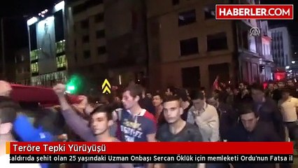 Teröre Tepki Yürüyüşü