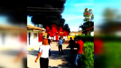 Batman Aniden Alev Alan Yolcu Minibüsü Kullanılmaz Hale Geldi