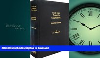 READ PDF Civil law property coursebook: Louisiana legislation, jurisprudence and doctrine READ EBOOK