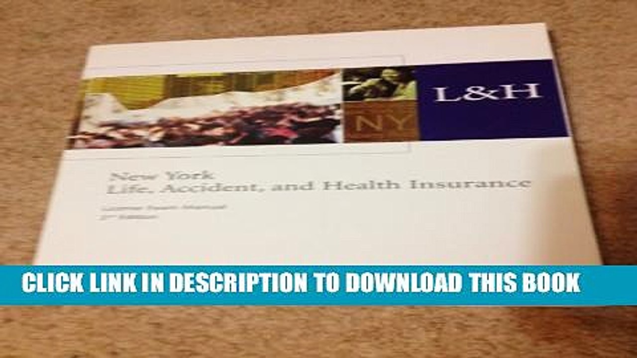 PDF New York Life, Accident, and Health Insurance (License Exam Manual 2nd Edition) Popular ...