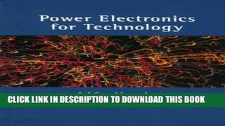 [PDF] Power Electronics for Technology Popular Colection
