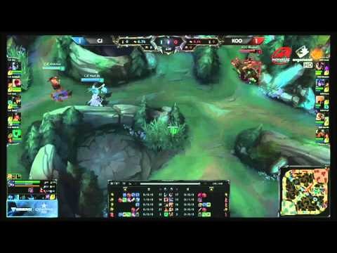 《LCK》2015 夏季賽 Week 3 Day 3 KOO Tigers vs CJ ENTUS Game 3 (國語) part 1