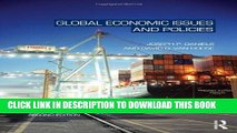 New Book Global Economic Issues and Policies
