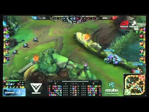 《LCK》2015 夏季賽 Week 3 Day 3 KOO Tigers vs CJ ENTUS Game 2 (國語)