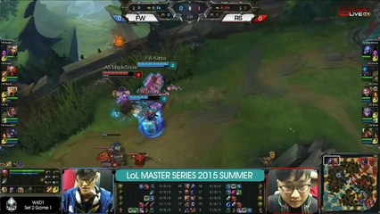 《LMS》2015 夏季賽 Week 4 Day 1 FW vs AS Game 1  (粵語)