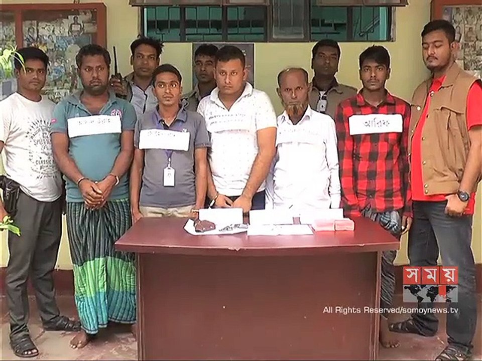 নারায়ণগঞ্জে ২ নারীসহ অপহরণকারী চক্রের ৭ সদস্য আটক