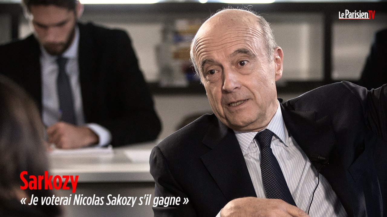 Alain Juppé :  « Je voterai pour Nicolas Sarkozy s'il gagne »
