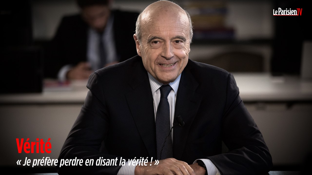 Alain Juppé : « Je préfère perdre en disant la vérité »