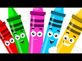 five little Crayons | crayons color song | learn colors | nursery rhymes | `