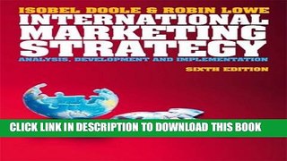 Collection Book International Marketing Strategy (with CourseMate   eBook Access Card)
