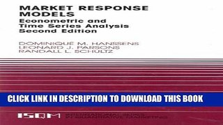 Collection Book Market Response Models: Econometric and Time Series Analysis (International Series