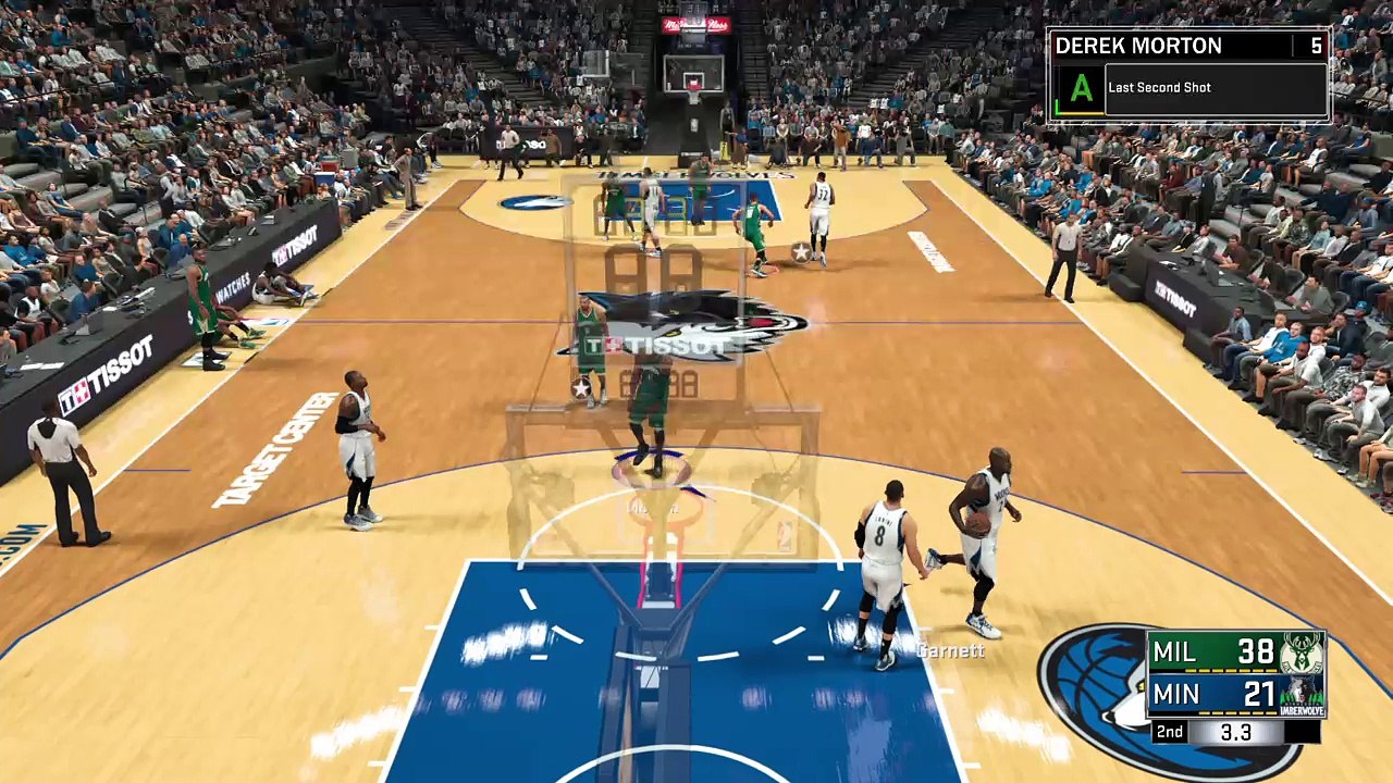 NBA 2k17 Halfcourt buzzer beater