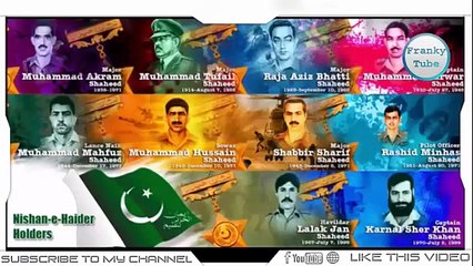 Top 10 Nishan e Haider Holders Names and Pictures | Information About Pakistan | New Video Pak Army