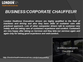 london heathrow taxi service