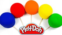 Learning Colors  for Children with Play Doh Surprise Lollipops Play and Learn Surprise Toy Fun