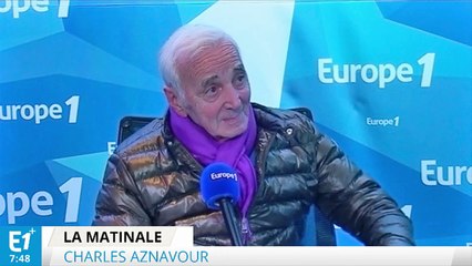 Aznavour : "Je vote pour quelqu'un qui pourrait être mon ami"