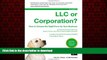 FAVORIT BOOK LLC or Corporation? How to Choose the Right Form for Your Business READ EBOOK