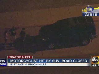 51st Ave and Union Hills Dr shut down after crash