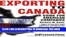 Collection Book Exporting to Canada: A guide for American companies (Business Series)