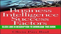 New Book Business Intelligence Success Factors: Tools for Aligning Your Business in the Global