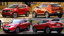 2015 Kia Sportage VS 2015 Nissan Qashqai - DESIGN!