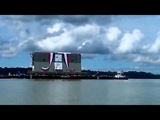 Traslado de compuertas del Canal de Panamá