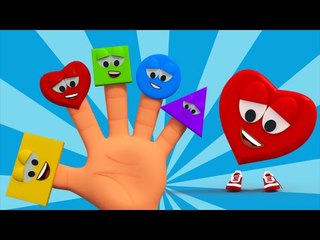 Shapes Finger Family For Children | Nursery Rhymes And Kids Songs | Kids TV