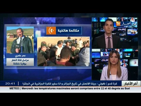 موفد تلفزيون النهار من خنشلة يرصد تطورات حادثة المواجهات ين العرشين