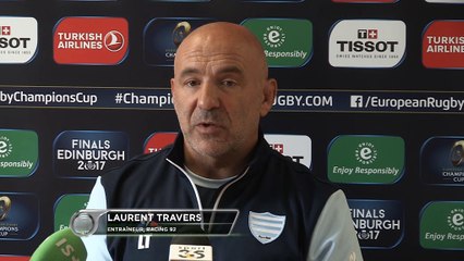 Racing 92 - Travers: "Notre poule est très relevée"