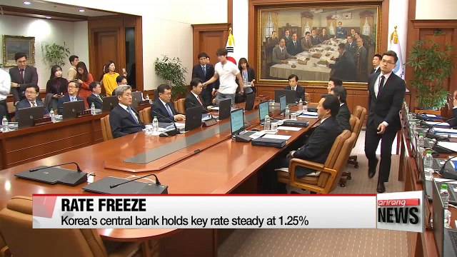 Korea's central bank holds key rate steady at 1.25%