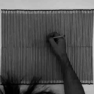 İlginç bir kara kalem çalışması