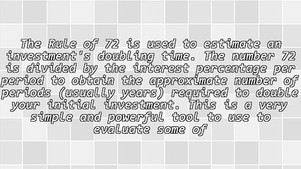 What Is the Rule of 72?