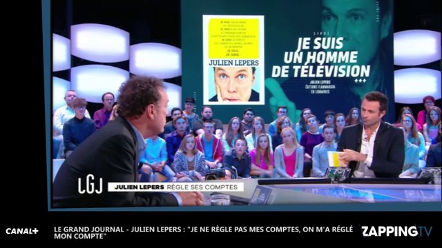 Le Grand Journal – Julien Lepers : Je ne règle pas mes comptes, on m’a réglé mon compte