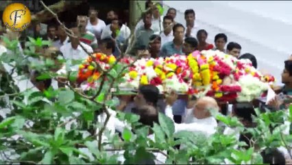 FUNERAL OF SHILPA SHETTY FATHER SURENDRA SHETTY