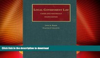 READ  Local Government Law, Cases and Materials, 4th (University Casebooks) (University Casebook