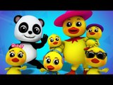 Bao Panda | five little ducks | 3d rhymes | nursery rhyme for children