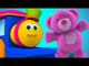 Bob The Train - teddy bear teddy bear turn around | nursery rhyme | childrens rhymes | 3d rhymes