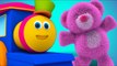 Bob The Train - teddy bear teddy bear turn around | nursery rhyme | childrens rhymes | 3d rhymes