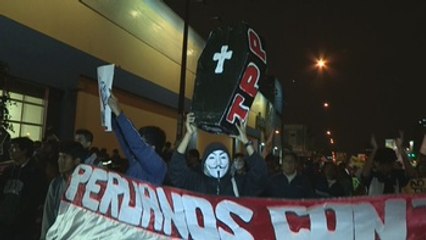 Colectivos contra el TPP agitan el centro de Lima