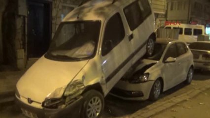 Inegöl'de Görenleri Şaşırtan Kaza