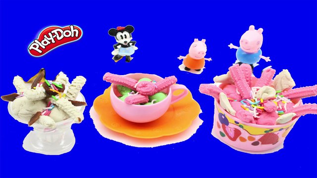 ►►Play Dough Ice Cream How To Make Play Doh Ice Cream with Molds Fun and Creative for Kids