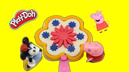 Play doh  flower ice cream - DIY how to make play doh ice cream flower